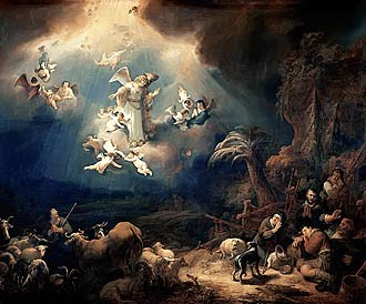 Annunciation to the Herders, Govert Flinck 1639